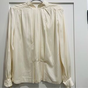 Rare Vintage Liz Claiborne Ivory Blouse